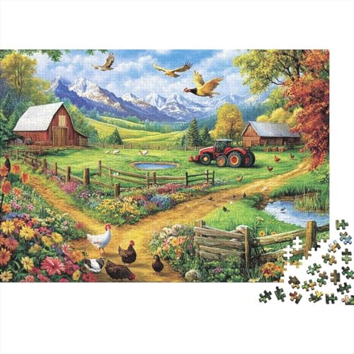 Attraktive Häuser. EIN einzigartiges und kreatives Spiel, das herausfordernd und unterhaltsam ist. 300 Teile (40 x 28 cm). von CKMSMCS