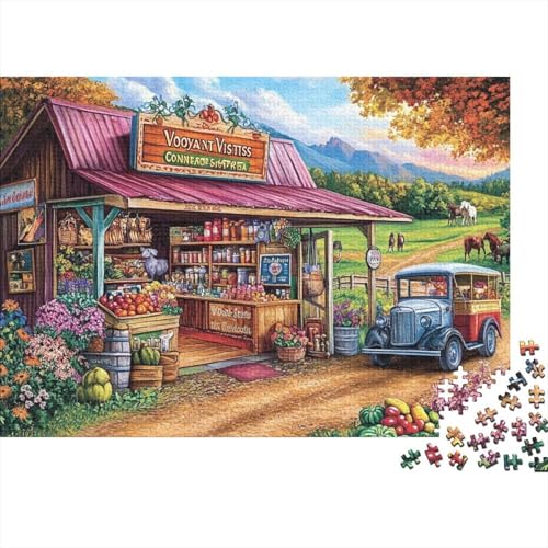 Attraktive Häuser. EIN einzigartiges und kreatives Spiel, das herausfordernd und unterhaltsam ist. 500 Teile (52 x 38 cm). von CKMSMCS