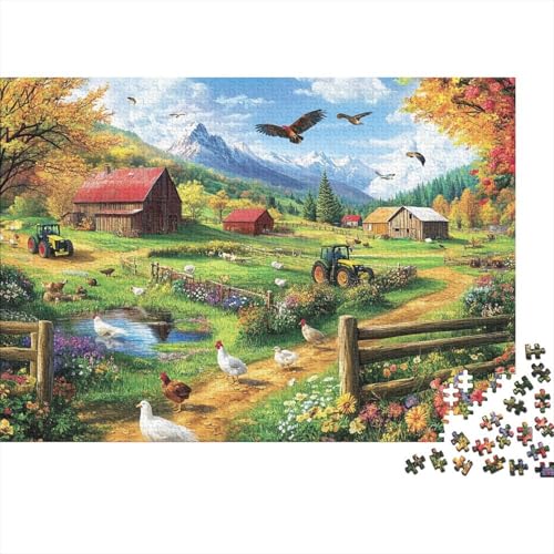 Attraktive Häuser. EIN einzigartiges und kreatives Spiel, das herausfordernd und unterhaltsam ist. 500 Teile (52 x 38 cm). von CKMSMCS