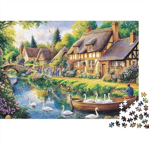 Attraktive Häuser. EIN einzigartiges und kreatives Spiel, das herausfordernd und unterhaltsam ist. 500 Teile (52 x 38 cm). von CKMSMCS