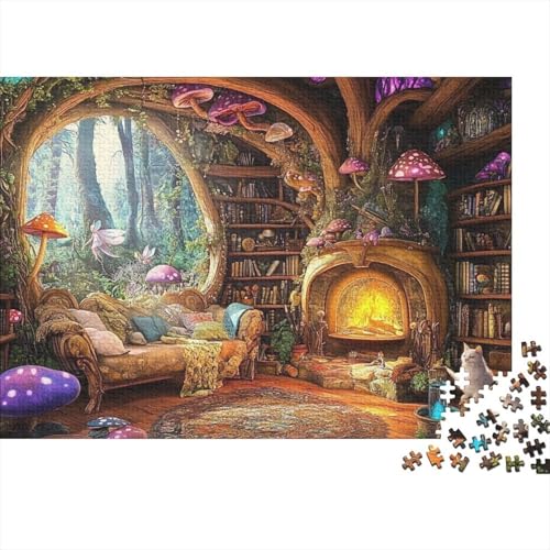 Attraktive Häuser. EIN lustiges Familienspiel, geeignet für Erwachsene, Jugendliche und Kinder. Super schwierig. Einzigartiges Design. 1000 Teile (75 x 50 cm). von CKMSMCS