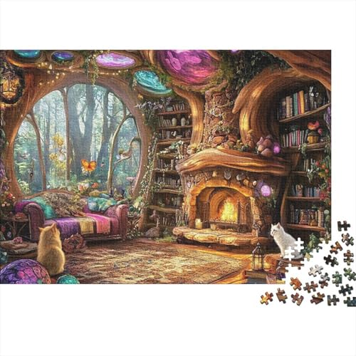 Attraktive Häuser. Lernspiele für Kinder ab 14 Jahren. Familienunterhaltung. Herausforderungen mit hohem Schwierigkeitsgrad. 500 Teile (52 x 38 cm). von CKMSMCS