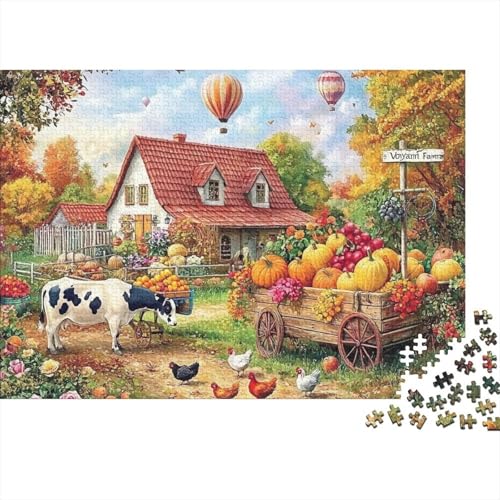 Attraktive Häuser. Lustiges Lernspiel für die ganze Familie. Hoher Schwierigkeitsgrad, Aber Nicht langweilig. 300 Teile (40 x 28 cm). von CKMSMCS