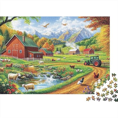 Attraktive Häuser. Sehr interessantes Lernspiel mit einzigartiger Form und voller Überraschungen. 300 Teile (40 x 28 cm) von CKMSMCS