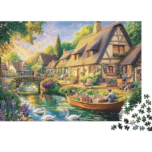 Attraktive Häuser. Sehr interessantes Lernspiel mit einzigartiger Form und voller Überraschungen. 300 Teile (40 x 28 cm) von CKMSMCS