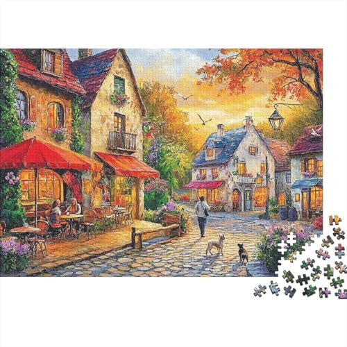 Attraktive Häuser. Sehr interessantes Lernspiel mit einzigartiger Form und voller Überraschungen. 300 Teile (40 x 28 cm) von CKMSMCS