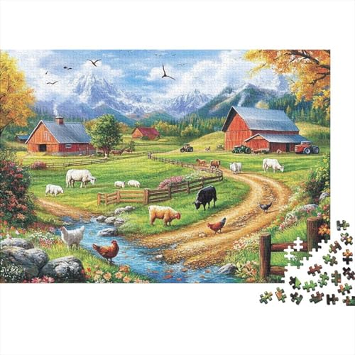 Attraktive Häuser. Sehr interessantes Lernspiel mit einzigartiger Form und voller Überraschungen. 500 Teile (52 x 38 cm) von CKMSMCS