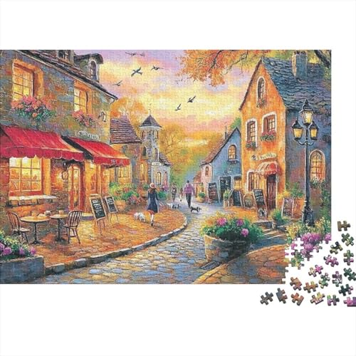 Attraktive Häuser. Sehr interessantes Lernspiel mit einzigartiger Form und voller Überraschungen. 500 Teile (52 x 38 cm) von CKMSMCS