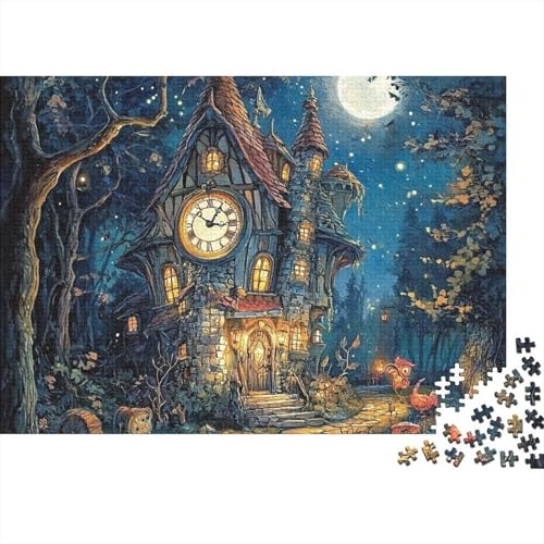Das prächtige Schloss, Burg-Puzzle, anspruchsvolles Spiel für die ganze Familie, für Frauen, Geschenke für Männer, 500 Teile (52 x 38 cm) von CKMSMCS