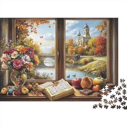 Das prächtige Schloss, Burg-Puzzle, anspruchsvolles Spiel für die ganze Familie, für Frauen, Geschenke für Männer, 500 Teile (52 x 38 cm) von CKMSMCS