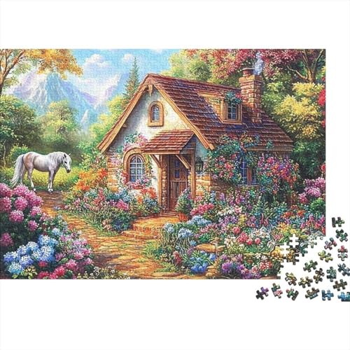 Das prächtige Schloss, EIN sehr unterhaltsames und herausforderndes Puzzlespiel, Heimdekoration, 1000 Teile (75 x 50 cm) von CKMSMCS