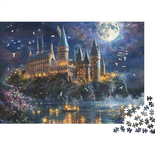 Das prächtige Schloss, EIN sehr unterhaltsames und herausforderndes Puzzlespiel, Heimdekoration, 1000 Teile (75 x 50 cm) von CKMSMCS