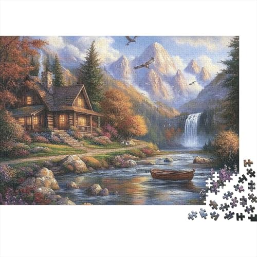 Das prächtige Schloss, EIN sehr unterhaltsames und herausforderndes Puzzlespiel, Heimdekoration, 1000 Teile (75 x 50 cm) von CKMSMCS