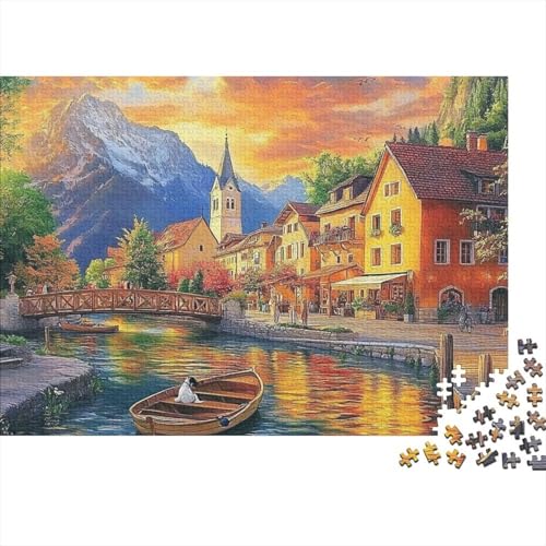 Das prächtige Schloss, EIN sehr unterhaltsames und herausforderndes Puzzlespiel, Heimdekoration, 1000 Teile (75 x 50 cm) von CKMSMCS