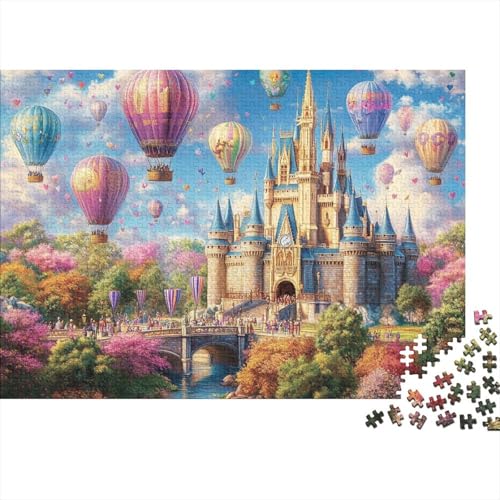 Das prächtige Schloss, EIN sehr unterhaltsames und herausforderndes Puzzlespiel, Heimdekoration, 1000 Teile (75 x 50 cm) von CKMSMCS