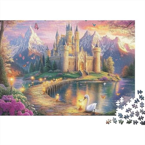 Das prächtige Schloss, Lernspiel, Herausforderung, Spielzeug, Geschenk, Puzzle für Erwachsene und Kinder ab 14 Jahren, 1000 Teile (75 x 50 cm) von CKMSMCS