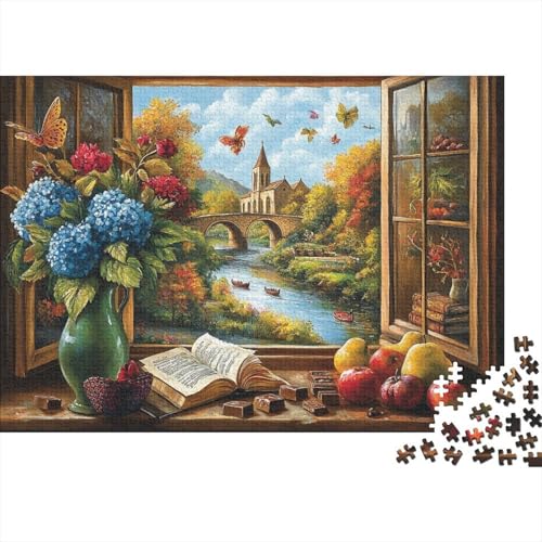 Das prächtige Schloss, Lernspiel, Herausforderung, Spielzeug, Geschenk, Puzzles für Erwachsene und Kinder ab 14 Jahren, 300 Teile (40 x 28 cm) von CKMSMCS