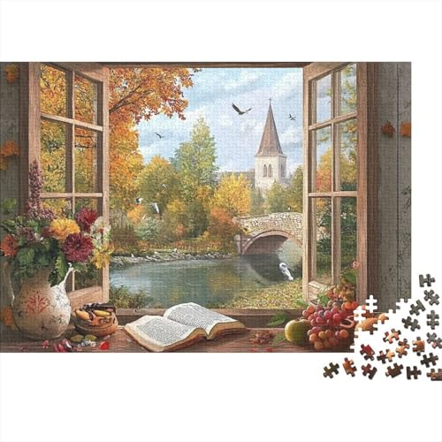 Das prächtige Schloss, Lernspiel, Herausforderung, Spielzeug, Geschenk, Puzzles für Erwachsene und Kinder ab 14 Jahren, 300 Teile (40 x 28 cm) von CKMSMCS
