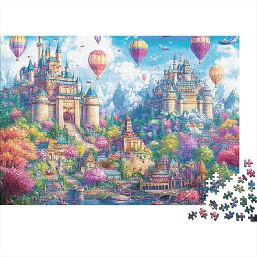 Das prächtige Schloss, Lernspiel, Herausforderung, Spielzeug, Geschenk, Puzzles für Erwachsene und Kinder ab 14 Jahren, 300 Teile (40 x 28 cm) von CKMSMCS