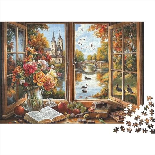 Das prächtige Schloss, Lernspiel, Herausforderung, Spielzeug, Geschenk, Puzzles für Erwachsene und Kinder ab 14 Jahren, 300 Teile (40 x 28 cm) von CKMSMCS