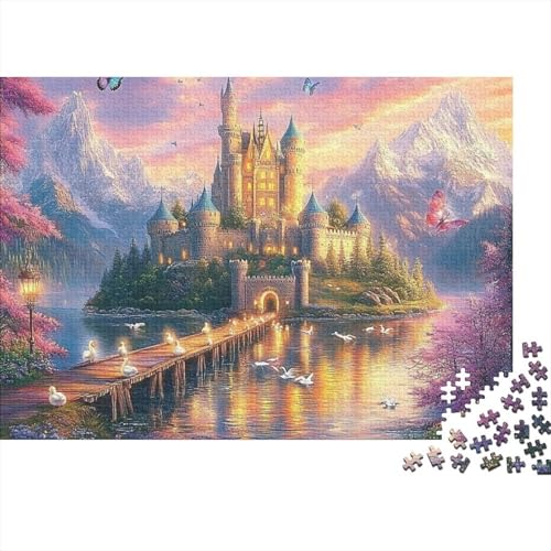 Das prächtige Schloss, Lernspiel, Herausforderung, Spielzeug, Geschenk, Puzzles für Erwachsene und Kinder ab 14 Jahren, 300 Teile (40 x 28 cm) von CKMSMCS