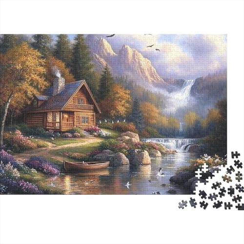 Das prächtige Schloss, Lernspiel, Herausforderung, Spielzeug, Geschenk, Puzzles für Erwachsene und Kinder ab 14 Jahren, 300 Teile (40 x 28 cm) von CKMSMCS