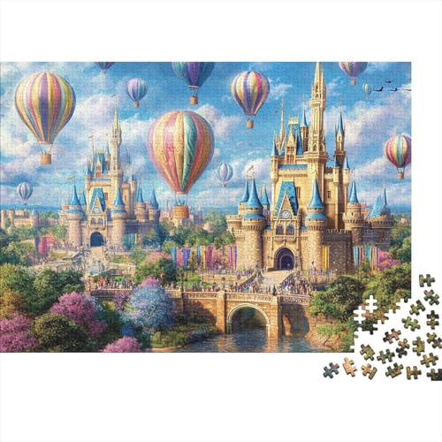 Das prächtige Schloss, Lernspiel, Herausforderung, Spielzeug, Geschenk, Puzzles für Erwachsene und Kinder ab 14 Jahren, 300 Teile (40 x 28 cm) von CKMSMCS