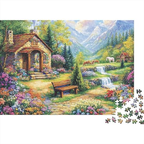 Das prächtige Schloss, Lernspiel, Herausforderung, Spielzeug, Geschenk, Puzzles für Erwachsene und Kinder ab 14 Jahren, 300 Teile (40 x 28 cm) von CKMSMCS