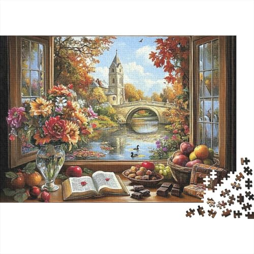 Das prächtige Schloss, Lernspiel, Herausforderung, Spielzeug, Geschenk, Puzzles für Erwachsene und Kinder ab 14 Jahren, 300 Teile (40 x 28 cm) von CKMSMCS