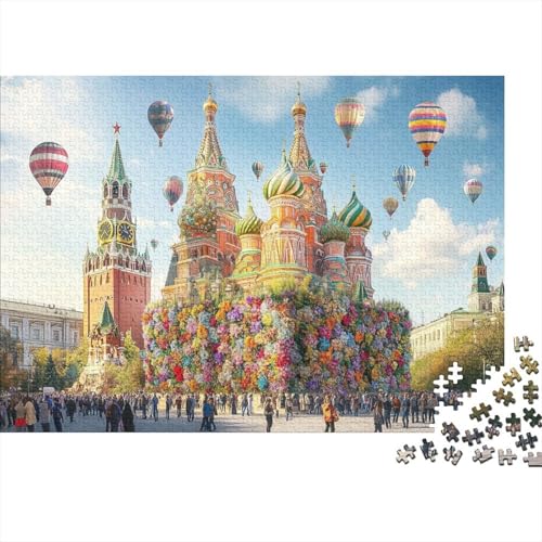Das prächtige Schloss, Lernspiel, Herausforderung, Spielzeug, Geschenk, Puzzles für Erwachsene und Kinder ab 14 Jahren, 500 Teile (52 x 38 cm) von CKMSMCS