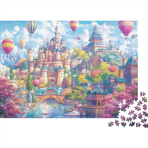 Das prächtige Schloss, Lernspiel, Herausforderung, Spielzeug, Geschenk, Puzzles für Erwachsene und Kinder ab 14 Jahren, 500 Teile (52 x 38 cm) von CKMSMCS