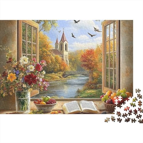 Das prächtige Schloss, Lernspiel, Herausforderung, Spielzeug, Geschenk, Puzzles für Erwachsene und Kinder ab 14 Jahren, 500 Teile (52 x 38 cm) von CKMSMCS