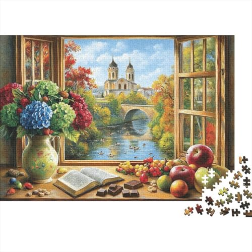 Das prächtige Schloss, Lernspiel, Herausforderung, Spielzeug, Geschenk, Puzzles für Erwachsene und Kinder ab 14 Jahren, 500 Teile (52 x 38 cm) von CKMSMCS