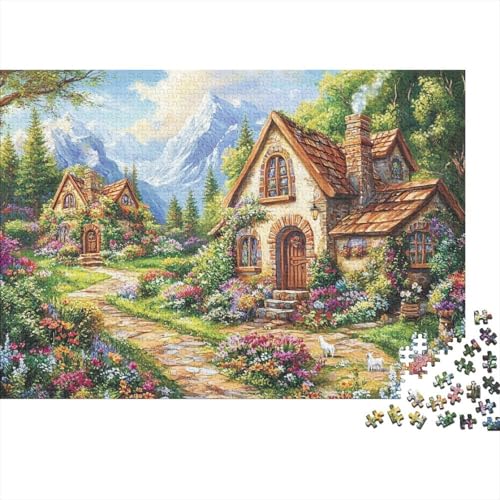 Das prächtige Schloss, Lernspiel, Spaß, extrem schwierig zu vervollständigen, geeignet für Familienunterhaltung, 1000 Teile (75 x 50 cm) von CKMSMCS