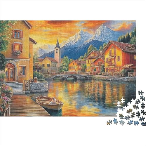 Das prächtige Schloss, Lernspiel, Spaß, extrem schwierig zu vervollständigen, geeignet für Familienunterhaltung, 1000 Teile (75 x 50 cm) von CKMSMCS