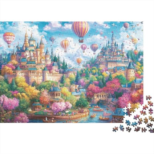 Das prächtige Schloss, Lernspiel, Spaß, extrem schwierig zu vervollständigen, geeignet für Familienunterhaltung, 1000 Teile (75 x 50 cm) von CKMSMCS