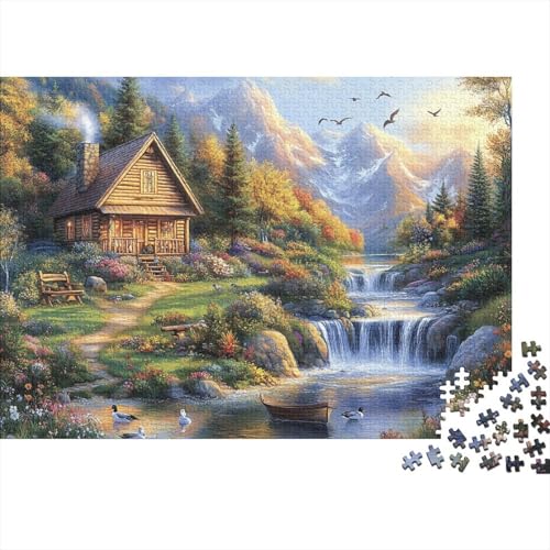 Das prächtige Schloss, Lernspiel, geeignet für Kinder ab 10 Jahren und Erwachsene, interessant und herausfordernd, 1000 Teile (75 x 50 cm) von CKMSMCS