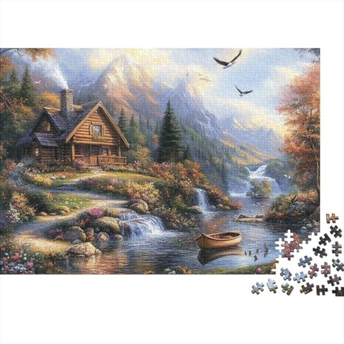 Das prächtige Schloss, Lernspiel, geeignet für Kinder ab 10 Jahren und Erwachsene, interessant und herausfordernd, 1000 Teile (75 x 50 cm) von CKMSMCS