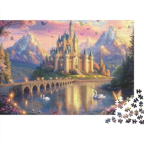 Das prächtige Schloss, Lernspiele, anspruchsvolle Puzzlespiele, Geschenkideen für Frauen und Männer, 1000 Teile (75 x 50 cm) von CKMSMCS