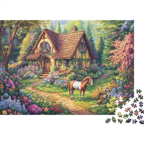 Das prächtige Schloss, Lernspiele, anspruchsvolle Puzzlespiele, Geschenkideen für Frauen und Männer, 300 Teile (40 x 28 cm) von CKMSMCS