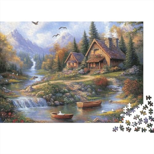Das prächtige Schloss, Lernspiele, anspruchsvolle Puzzlespiele, Geschenkideen für Frauen und Männer, 500 Teile (52 x 38 cm) von CKMSMCS