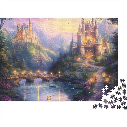 Das prächtige Schloss, anspruchsvolle Spiele für Familien, geeignet zur Heimdekoration, sehr schwierig, 1000 Teile (75 x 50 cm) von CKMSMCS