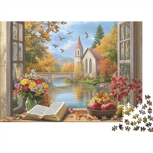 Das prächtige Schloss, anspruchsvolle Spiele für Familien, geeignet zur Heimdekoration, sehr schwierig, 1000 Teile (75 x 50 cm) von CKMSMCS