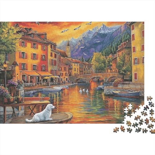 Das prächtige Schloss, anspruchsvolle Spiele für Familien, geeignet zur Heimdekoration, sehr schwierig, 1000 Teile (75 x 50 cm) von CKMSMCS