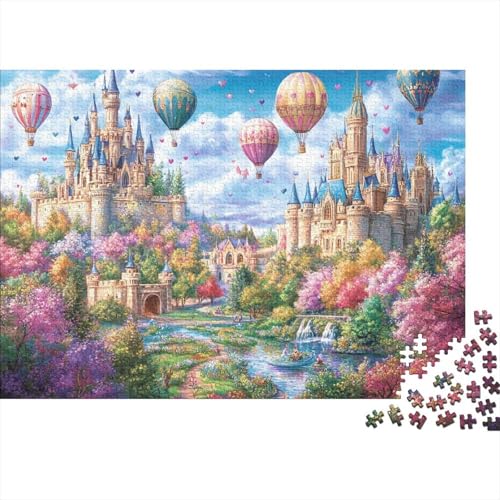 Das prächtige Schloss, anspruchsvolle Spiele für Familien, geeignet zur Heimdekoration, sehr schwierig, 300 Teile (40 x 28 cm) von CKMSMCS