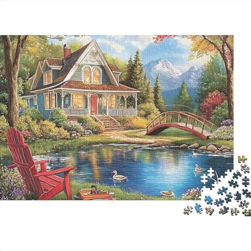 Das prächtige Schloss, anspruchsvolle Spiele für Familien, geeignet zur Heimdekoration, sehr schwierig, 300 Teile (40 x 28 cm) von CKMSMCS