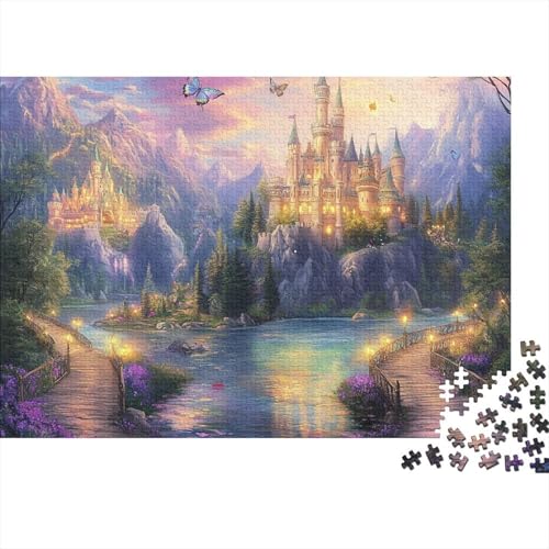 Das prächtige Schloss, anspruchsvolle Spiele für Familien, geeignet zur Heimdekoration, sehr schwierig, 500 Teile (52 x 38 cm) von CKMSMCS