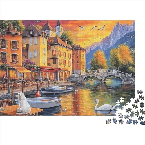 Das prächtige Schloss, geeignet für Familienspiele, geeignet als Geburtstagsgeschenk mit hohem Schwierigkeitsgrad und Herausforderung, 300 Stück (40 x 28 cm). von CKMSMCS