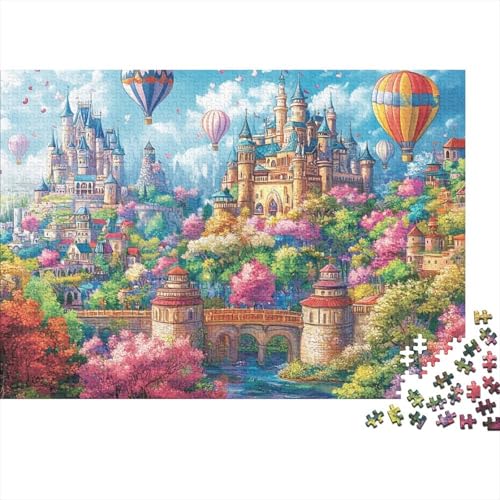 Das prächtige Schloss, geeignet für Familienspiele und Geburtstagsgeschenke, geeignet für die Heimdekoration, einzigartige Form, 500 Stück (52 x 38 cm). von CKMSMCS