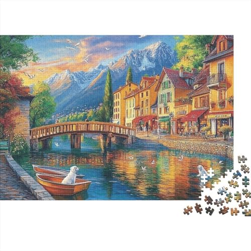 Das prächtige Schloss, geeignet für Familienunterhaltung, süß und unterhaltsam, hoher Schwierigkeitsgrad, 300 Teile (40 x 28 cm) von CKMSMCS